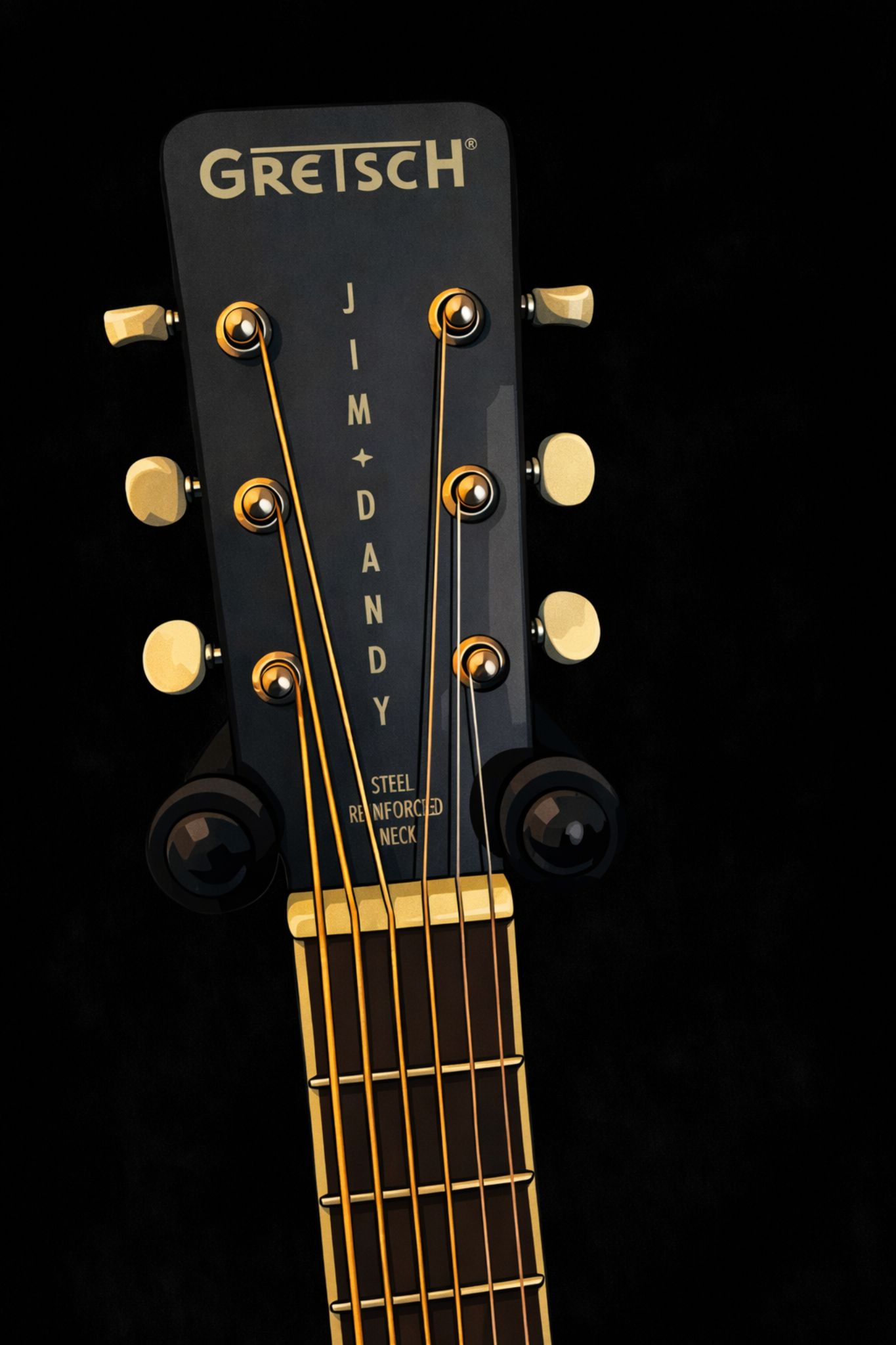 Guitar headstock